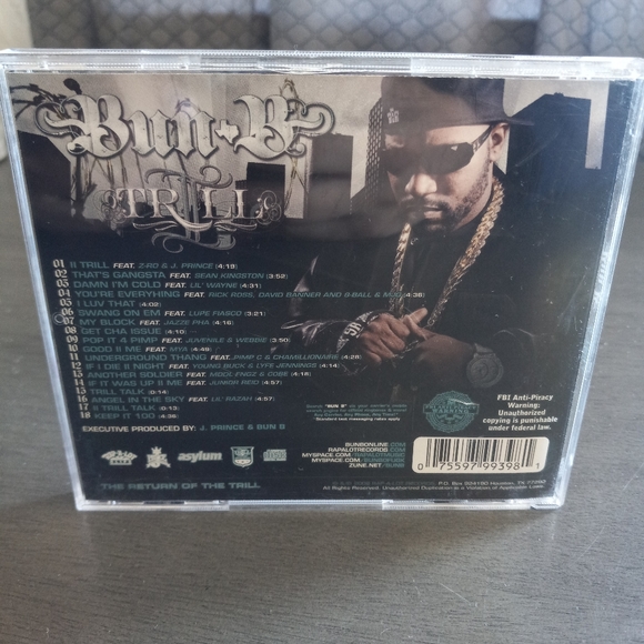 Bun B Trill 2 Cd - Picture 4 of 6